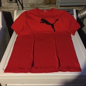 Puma Vintage Big Cat Red, Navy Graphic T-Shirt